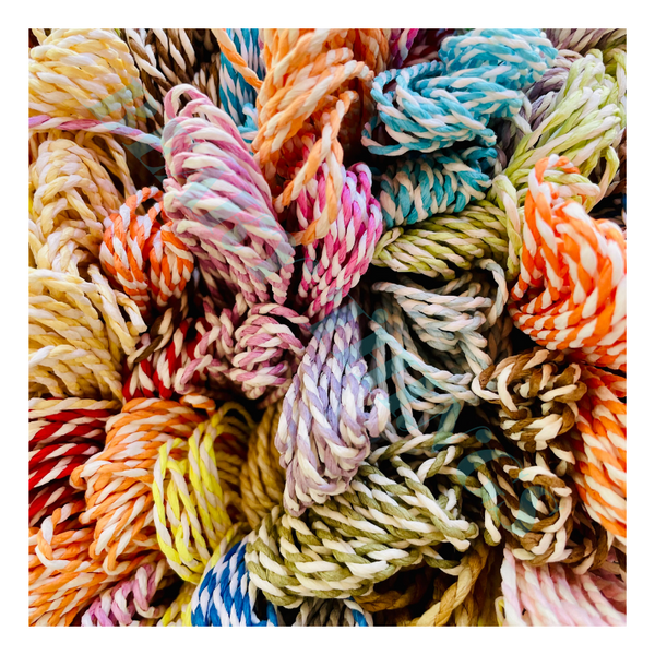 Paper Twist Rope 3 x 7m bundles (mixed colour)