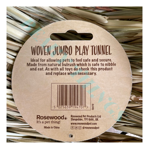 Rosewood Woven Jumbo Play Tunnel