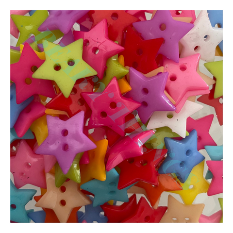 Star Buttons (100 pieces / bag)