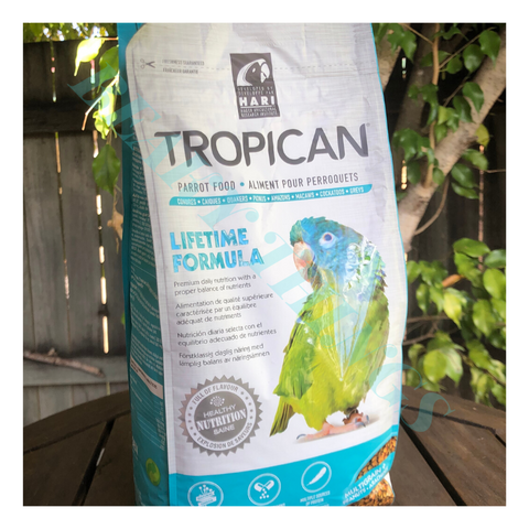 Tropican Lifetime Parrot Granules 820 gram